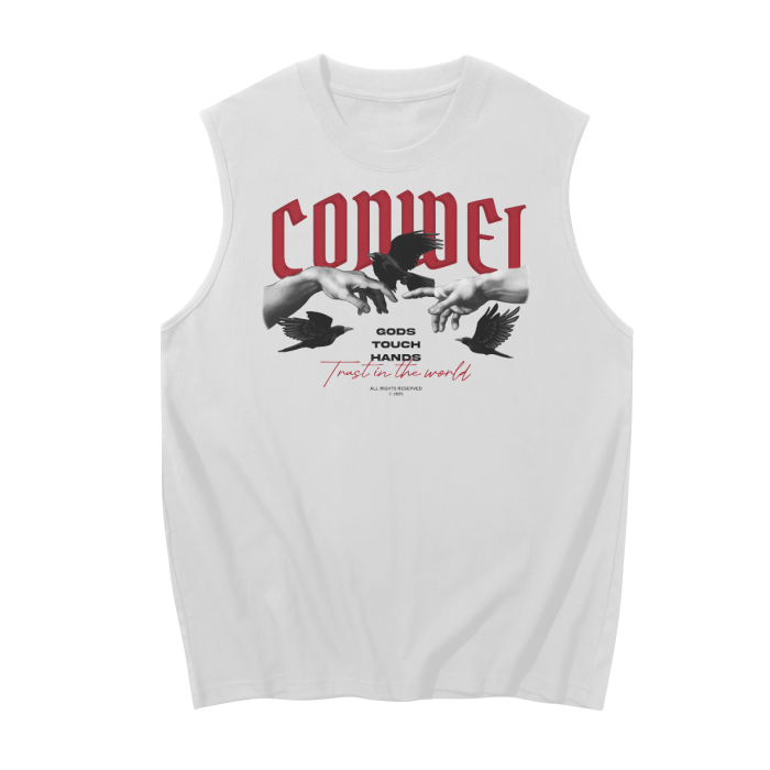 Gods Touch Hands Sleeveless Tee