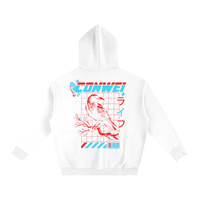 Karasu Raven Contrast Hoodie